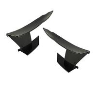 6pcs Carbon Fiber Grain Car Front Bumper Lip Splitter Fins Body Spoiler Canards