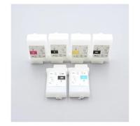 6pcs Cartucho Recargable PFI-102 Compatible Con Canon IPF650 | Impresión Gran Formato, Diseño Recargable, Chip Permanente, Salida Estable, Suministro Plotter(With Chip)