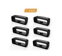 6pcs Chic Silicon Watchband Ring Buckle Anti-fall Watchband Accessories Ring Loop