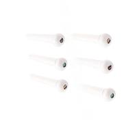 6Pcs Chitarra Ponte String Studs Acoustic Pins Corde di Ricambio Pioli Chitarra Accessori Facile da Usare Piroli Acustici