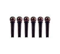 6Pcs Chitarra Ponte Stringa Borchie Stringhe Acustiche Chiodi Pioli di Ricambio Ponte Pin Per Chitarre Folk Stringa Peg Stringa Parti Di Ricambio