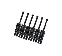 6pcs Chitarra Tremolo Bridge Selle Sistemi Bloccaggio A Doppio Set Parti Elettriche Bloccato