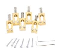 6Pcs Chitarra Tremolo Ponte Selle Sostituzione Ottone Vibrato Accessori Elettrici Facile Da Usare Tremolo