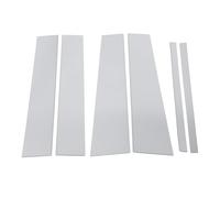 6pcs Chrome Pillar Post Cover Film di protezione decorativa per QX56 2004 al 2010 Effetto specchio lucido Effetto di lusso Design di lusso Easy Installazione Materiale PC