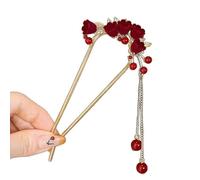 6pcs cinese bastoncini per capelli bambine per capelli vintage borsa perni per capelli Hanfu accessori per la donna ragazze decorazione capelli (Z)