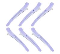 6pcs Clip Di Capelli Per Le Donne Styling Della Fascia Del Silicone Professionale Anatra Billed Rullo Clip Per Il Salone E