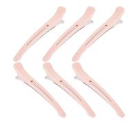 6pcs Clip Di Capelli Per Le Donne Styling Della Fascia Del Silicone Professionale Anatra Billed Rullo Clip Per Il Salone E