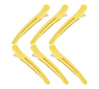 6pcs Clip Di Capelli Per Le Donne Styling Della Fascia Del Silicone Professionale Anatra Billed Rullo Clip Per Il Salone E