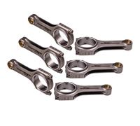 6PCS CONNECTING RODS FOR MITSUBISHI 6G72 3000GT 4340 FORGIATO CONRODS BIELLE