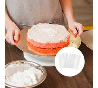 6pcs Creative Cake Cutters Simple Cake Making Scraphers Set (trasparente)