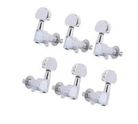 6PCS Cromo/Lega di Titanio 3R + 3L Chitarra Acustica/Folk Chiusura Completa Pioli String Accordatori Chiavi Testa Dell'accordatore Per Chitarra (Color : 3/4)