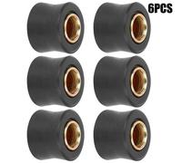 6Pcs Cuscinetto Gomma Supporto Ammortizzatore Posteriore Universale 10mm