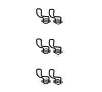 6Pcs Durable Heavy Duty Garage Wall Hooks Iron Storage Organizer for Tools