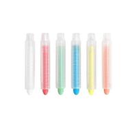 6pcs Dustless Chalk Colorful Chalk School Chalk Classroom Chalk
