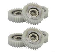 6PCS E Bike 36T Nylon Gear Hub Motor e 608 Bearing per l'ottimizzazione delle prestazioni (ingranaggio dritto)