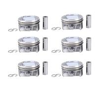 6pcs EA839 3 0L Piste e anelli del motore set 06m 198 151 9A710706531 9A710706630 9A710706631 compatibile con 3 0L Modelli V6 tra cui A6 S4 S5 B9 Serie