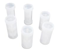 6pcs fai da te profumato candela stampo desktop ornamento stampo fusione stampo
