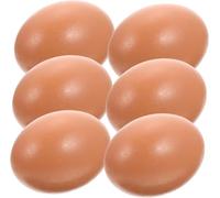 6Pcs Faux Eggs for Decorating, Realistic Artificial Egg Models Foam Photography Props for Easter Crafts and Home Garden Display Professional process