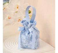 6pcs Fidanzamento Matrimonio Caramella Borsa Scatola Palmare Regalo Sacchetto No