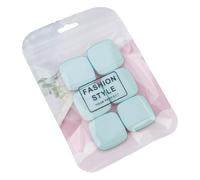 6pcs Finger Powder Puff Spugne Con Forma Quadrata Per Trucco Viso Elegante Facile Applicazione Accessori Cosmetici Soffio Cosmetico