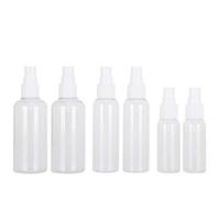 6pcs flacone spray portatile trasparente per il viaggio di conservazione del liquido toner Uso