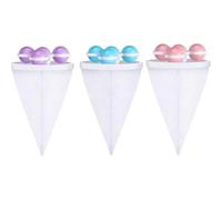6Pcs Floating Hair Filtering Mesh Removal Washing Machine Filter Bag Reusable Net Pouch Lint Catcher for Laundry Per Lavatrice(Mixed)