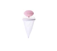 6PCS Floating Hair Filtering Mesh Removal with Silicone Sticky Ball, Lint Catcher for Washing Machine Per Lavatrice(Pink)
