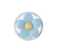 6pcs Flower Shaped Washing Machine Lint Filter Double Layer Floating Hair Catcher Reusable Multicolor Laundry Cleaning Tools Per Lavatrice(Blue)