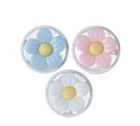 6pcs Flower Shaped Washing Machine Lint Filter Double Layer Floating Hair Catcher Reusable Multicolor Laundry Cleaning Tools Per Lavatrice(Mixed)