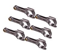 6pcs Forged 4340 EN24 Connecting Rods Bielle for BMW M50 M52 B25 TU 24V 140mm