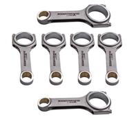 6pcs Forged 4340 EN24 Steel Connecting Rods For VW EA839 V6 24v TFSI 3.0T 155 mm