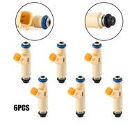 6pcs Fuel Injectors YL8E-C7B per Ford Escape 3.0L V6 2001-2003 195500-3520 C11 Y