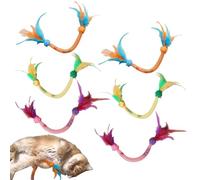 6pcs Giochi per Gatti, Giocattolo da Masticare per Gatti, Corda Dentale per Gatti, Gioco per Gatto, Gioco Gatto per Pulire I Denti e Scaricare Lo Stress