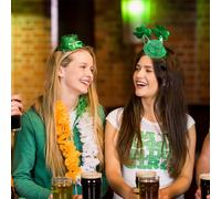 6pcs glittery Verde Mini Cappelli St. Patrick's Day Top Cappello decorativo