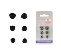 6PCS Gommini in Silicone per Redmi Buds 6 Play - Gommini Sostitutivi Taglie S/M/L - Cuscinetti Auricolari Morbidi e Confortevoli con Isolamento Acustico - Gommini Premium in Silicone (Nero)