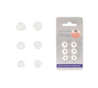 6PCS Gommini in Silicone per Redmi Buds 6 Play - Gommini Sostitutivi Taglie S/M/L - Cuscinetti Auricolari Morbidi e Confortevoli con Isolamento Acustico - Gommini Premium in Silicone (Bianco)