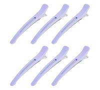 6pcs Grande Salone di Taglio Dei Capelli Clip Per Sezionare Sottile E Spessa Con Fascia In Silicone Accessori Per Capelli Moda