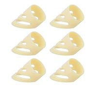 6Pcs Guitar Finger Picks Plettro per dito Pick per pollice per chitarre con corde in acciaio e chitarre classiche(L)
