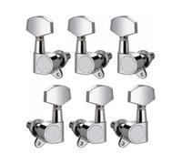 6pcs Guitar String Tuning Pegs 3l3r Chrome Tuners Guitar Machine Heads for Electric Guitar