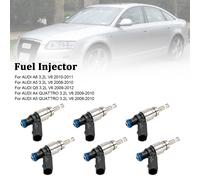 6PCS Iniettore Carburante 06E906036F Per Audi Q5 A4 A5 A6 3.2L V6 0261500037