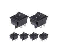 6PCS Interruttore a bilanciere 40A 12V DC 4 Pin 2 Posizione ON Off a levetta 30A 250V AC 120V T125 KCD2 KCD4 a