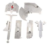 6Pcs Ispezione Saldature Controllo Cordone Saldatura Angolo Raccordo Test