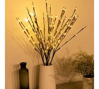 6Pcs LED Branch Lights Lampade decorative a luce bianca calda Lampade