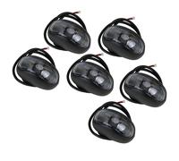 6pcs LED indicatori laterali per Autocarro Rimorchio Caravan Side Marker Light