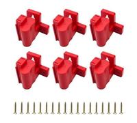 6pcs Macchina Per Montaggio A Parete Per 12 V Porta Elettrica Solto Elettrico Dispositivi Fissaggio Fissaggio Montare L'archiviazione Alimentazione Garage Storage