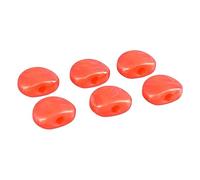 6pcs Manici di Piolo di Accordatura della Chitarra - Parti di Sostituzione del Design a Semicerchio per Elettrico, Folk e Al GUI in Colore del caffè (Caffè) (rosso)