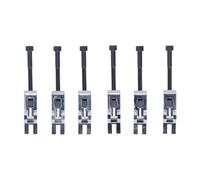 6pcs Metal Guitar Tremolo Saddles a doppio blocco Stringa per floyd Rose Electric Guitar Bridge