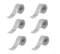 6pcs Metallo per pellicola spazzolato per aspetto decorativo per pellicola | Autoadesivo, resistente all'olio, facile da pulire, per mobili da cucina, non sono necessari attrezzi