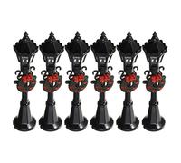 6pcs Micro Lamps lampioni Mini Campi stradali Micro Luci del paesaggio 1:12