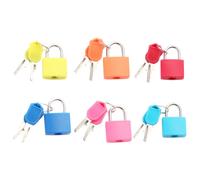 6pcs Mini Mini RustAproof Versatile Lucchetto del diario del lucchetto con